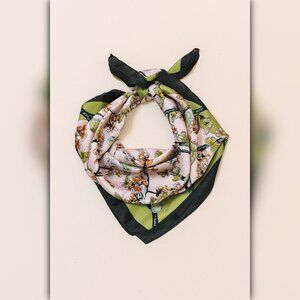 A218-I ✽ Spring Blossom Silky Bandana Scarf